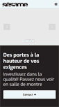 Mobile Screenshot of portes-sesame.com